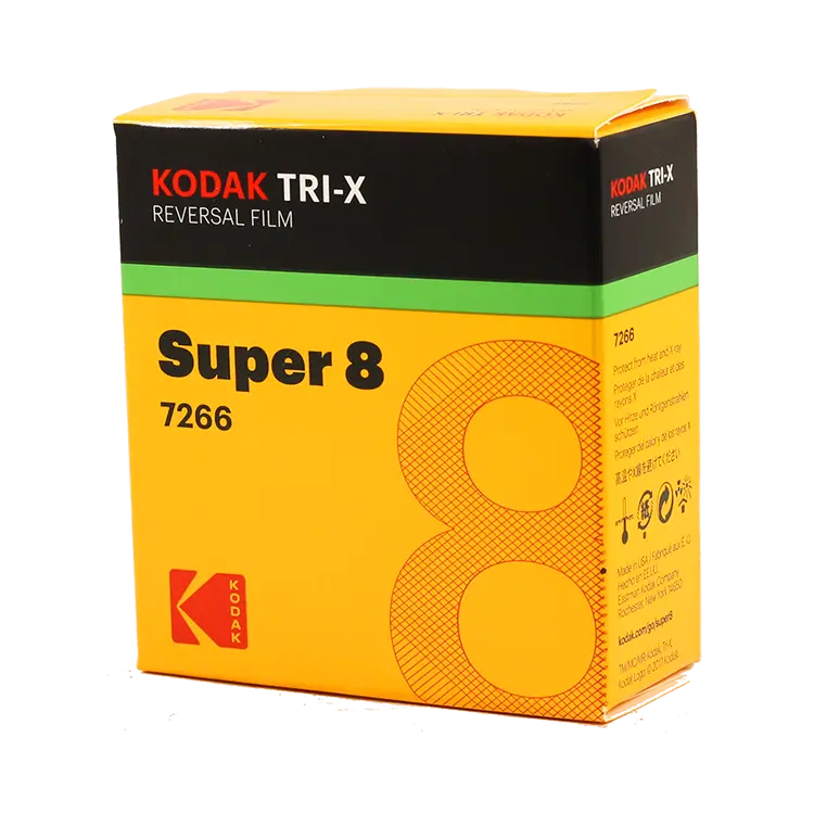 PELLICULE KODAK TRI-X REVERSAL 7266 SUPER 8