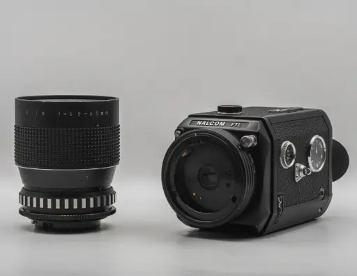 Nalcom FTL 1000 Synchro Zoom V1 + Shinkor 6.5 ~ 65mm 1.8 Zoom Lens & Accessories